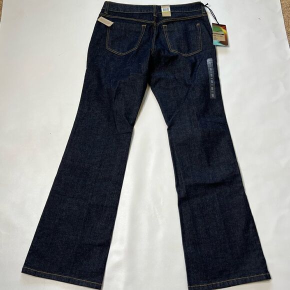 DKNY | NWT Hi Rise Dark Denim BootCut Jeans 14 Tall - Picture 8 of 10